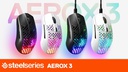 Steel Series Gaming-Maus Aerox 3 Weiss
