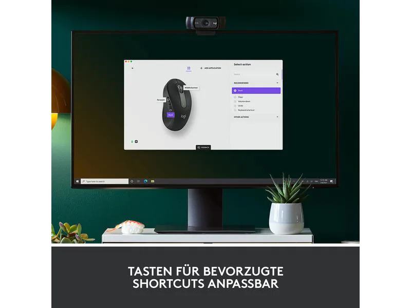 Logitech Mobile Maus Signature M650 Graphite
