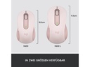 Logitech Mobile Maus Signature M650 L Rosa