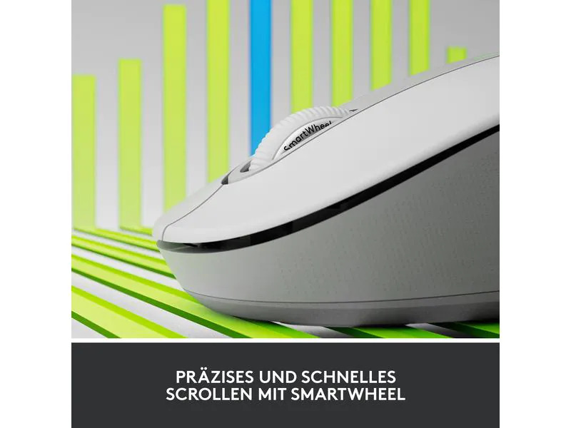 Logitech Mobile Maus Signature M650 L Weiss