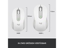Logitech Mobile Maus Signature M650 L Weiss