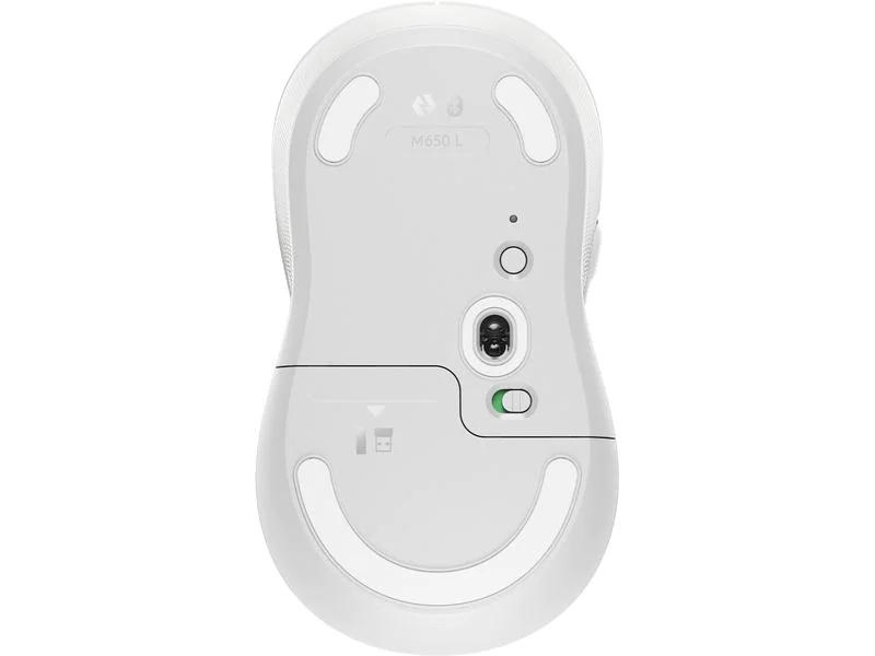 Logitech Mobile Maus Signature M650 L Weiss