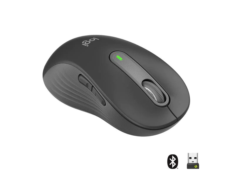 Logitech Mobile Maus Signature M650 L left Graphite