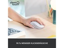 Logitech Mobile Maus Signature M650 L left Weiss