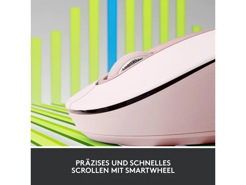 Logitech Mobile Maus Signature M650 Rosa