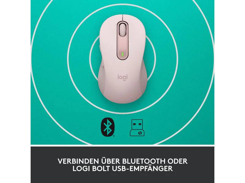 Logitech Mobile Maus Signature M650 Rosa