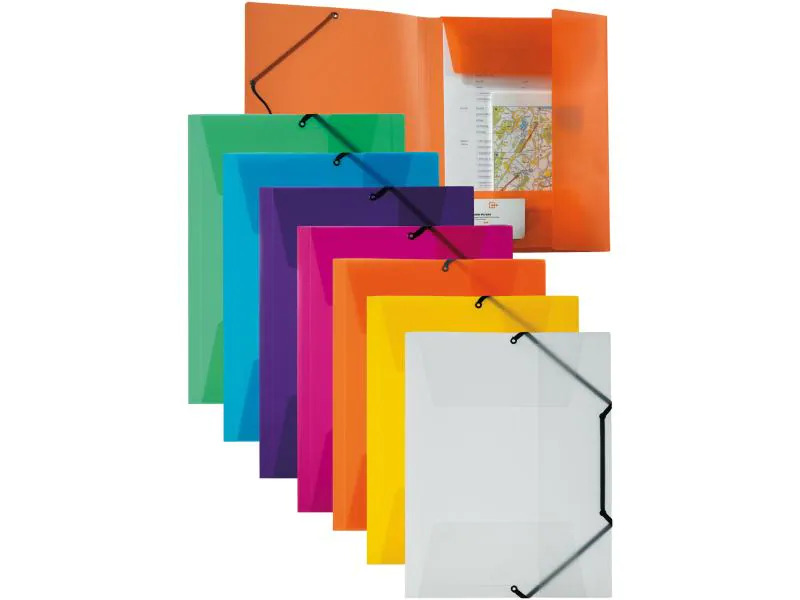 Kolma Gummibandmappe Penda Easy A4 KolmaFlex Transparent