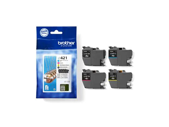 Brother Tinte LC421VAL BK, C, M, Y