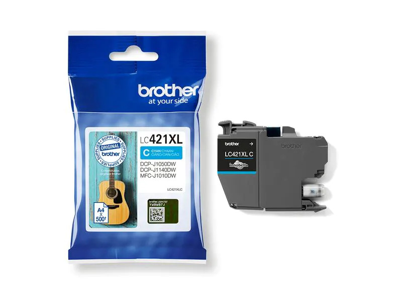 Brother Tinte LC421XLC Cyan