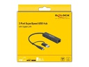 Delock USB-Hub 3.0 Typ-C + LAN