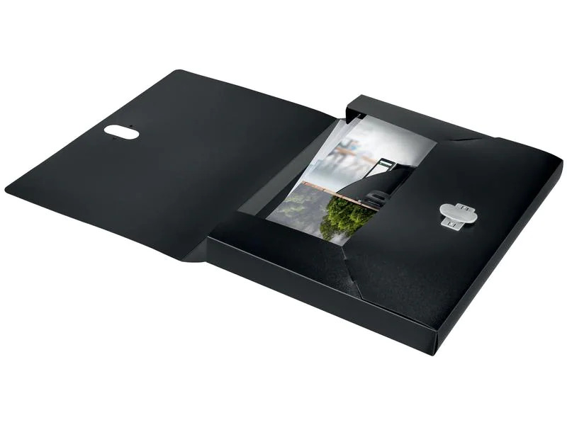 Leitz Einlagemappe Recycle Ablagebox A4 Schwarz