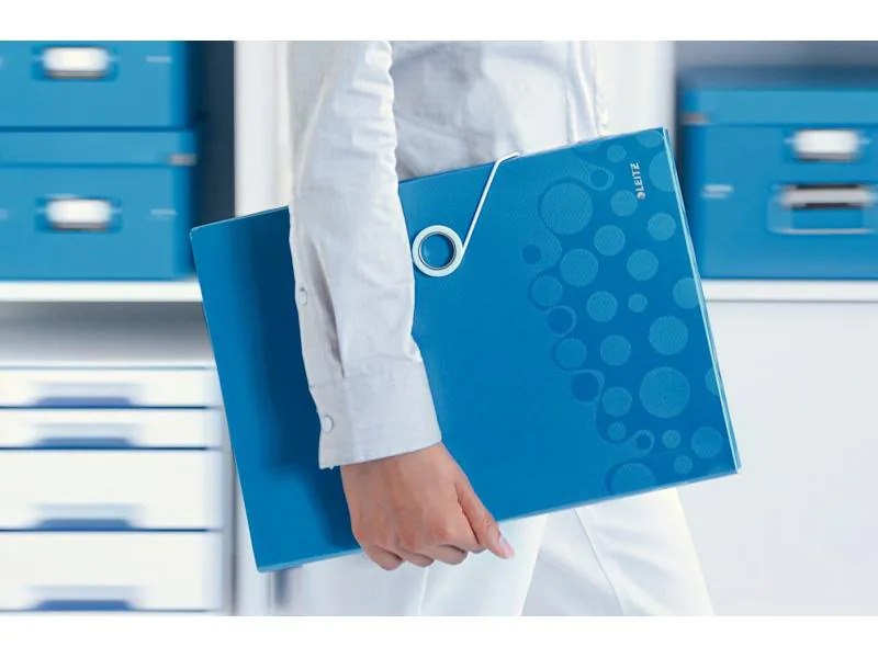 Leitz Gummibandmappe WOW  Blau