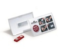 DURABLE Namensschild mit Magnet Click Fold 40 x 75 mm, 10 Stück
