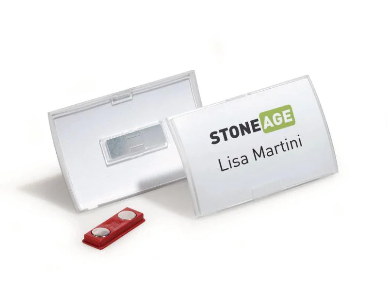 DURABLE Namensschild mit Magnet Click Fold 40 x 75 mm, 10 Stück