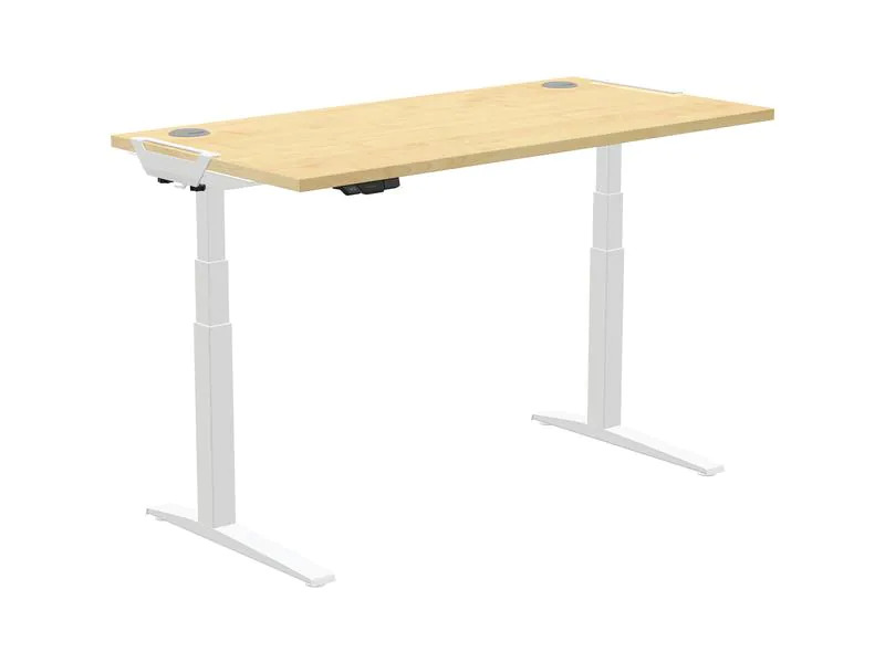 Fellowes Steh- &amp; Sitzgestell Levado ohne Tischplatte, Weiss