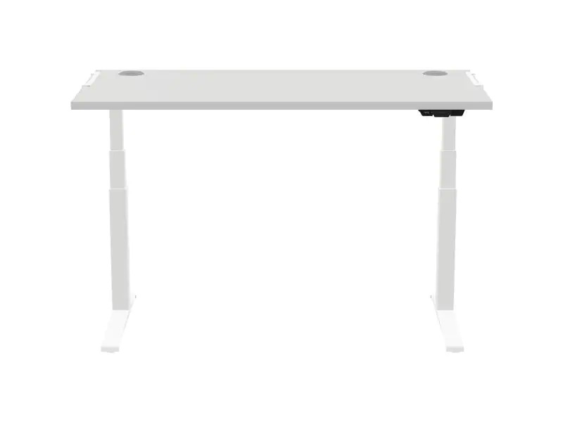 Fellowes Steh- &amp; Sitzgestell Levado ohne Tischplatte, Weiss