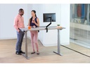 Fellowes Steh- &amp; Sitzgestell Levado ohne Tischplatte, Weiss