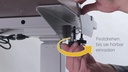 Fellowes Steh- &amp; Sitzgestell Levado ohne Tischplatte, Weiss