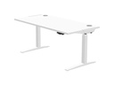 Fellowes Tischplatte Levado 140 x 80 cm, Weiss