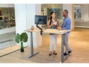 Fellowes Tischplatte Levado 160 x 80 cm, Newport Eiche