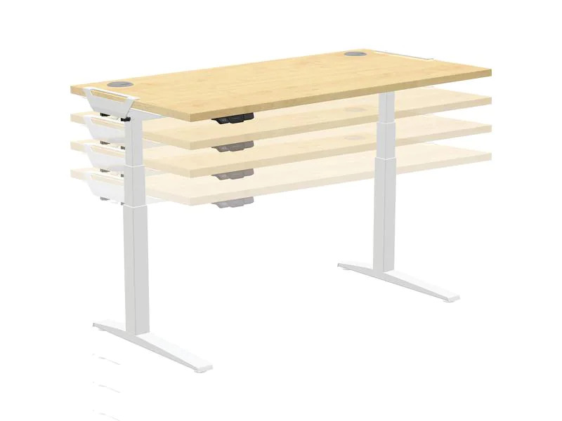 Fellowes Tischplatte Levado 180 x 80 cm, Ahorn