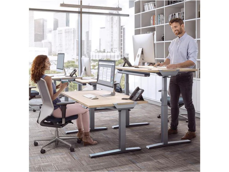 Fellowes Tischplatte Levado 180 x 80 cm, Ahorn