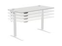 Fellowes Tischplatte Levado 180 x 80 cm, Grau
