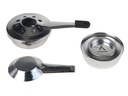 Nouvel Käsefondue-Set Schlitten 9 Teile, Schwarz