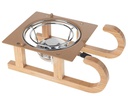 Nouvel Käsefondue-Set Schlitten 9 Teile, Schwarz