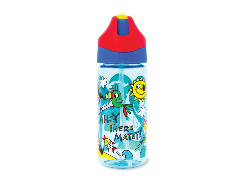 Rachel Ellen Trinkflasche Pirat 350 ml, Rot