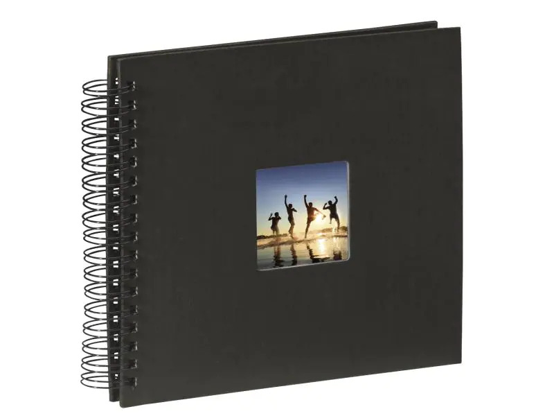 Hama Fotoalbum Fine Art 28 x 24 cm Schwarz, 50 schwarze Seiten
