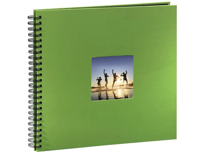 Hama Fotoalbum Fine Art 36 x 32 cm Grün, 50 schwarze Seiten