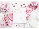 Partydeco Gästebuch Guest Book 20 x 24.5 cm, Gold/Weiss
