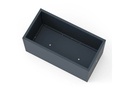 Herstera Pflanzentrog Metal Planter 50, 100 x 50 x 50 cm, Anthrazit