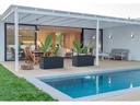 Herstera Pflanzentrog Metal Planter 50, 100 x 50 x 50 cm, Anthrazit