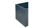 Herstera Pflanzentrog Metal Planter 50, 100 x 50 x 50 cm, Anthrazit