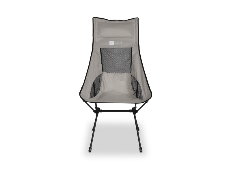 Trekony Campingstuhl Hoch Grau