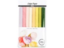 Creativ Company Krepppapier Pastell 25 x 60 cm, 105 g,  8 Stück