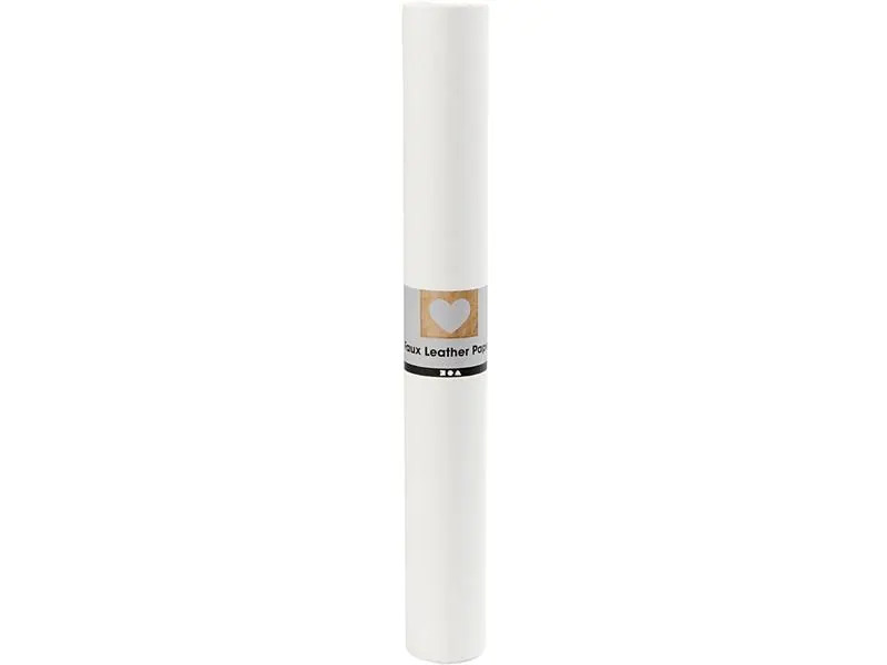 Creativ Company Lederpapier Rolle, 350 g, 1 Stück, Weiss