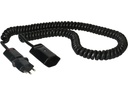 Max Hauri Verlängerungskabel 3.5 m T13 - T12 ClipClap, Schwarz