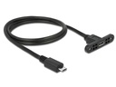 Delock USB 2.0-Kabel Micro-USB B - Micro-USB B 1 m