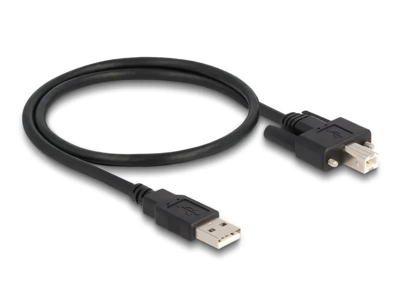 Delock USB 2.0-Kabel USB A - USB B 0.5 m