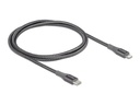 Delock USB-Kabel USB C - Lightning 1 m, Grau