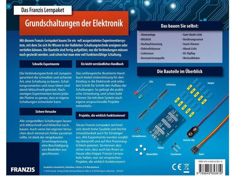 Franzis Lernpaket Grundschaltungen der Elektronik