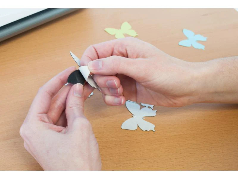 Silhouette Magnetpapier 4 Stück Schwarz