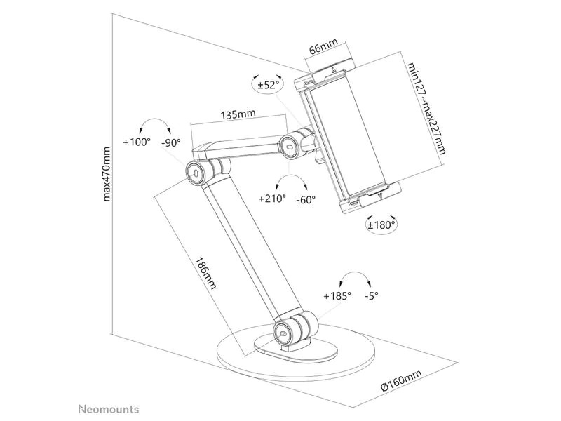 Neomounts by NewStar Standfuss DS15-550WH1