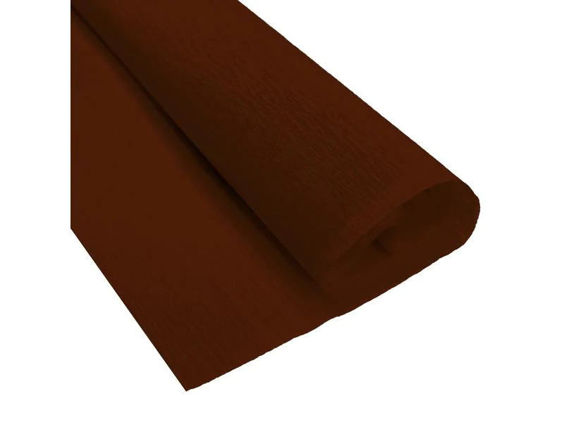 URSUS Krepppapier 50 cm x 2.5 m, 32 g/m², Dunkelbraun
