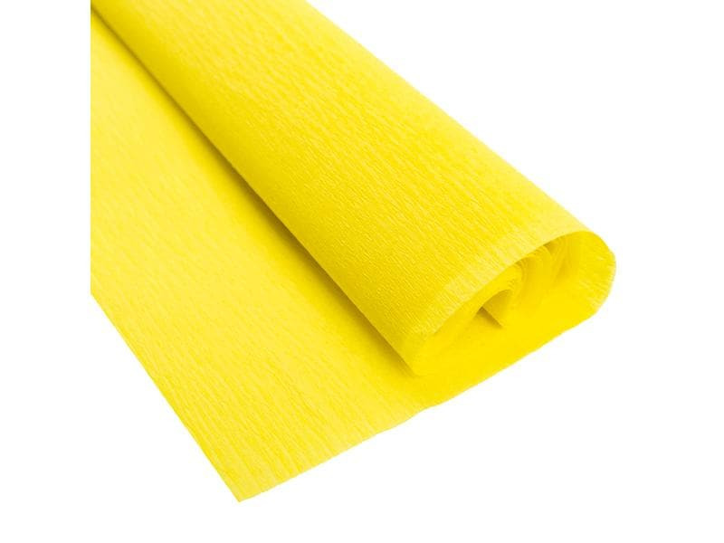 URSUS Krepppapier 50 cm x 2.5 m, 32 g/m², Zitronengelb