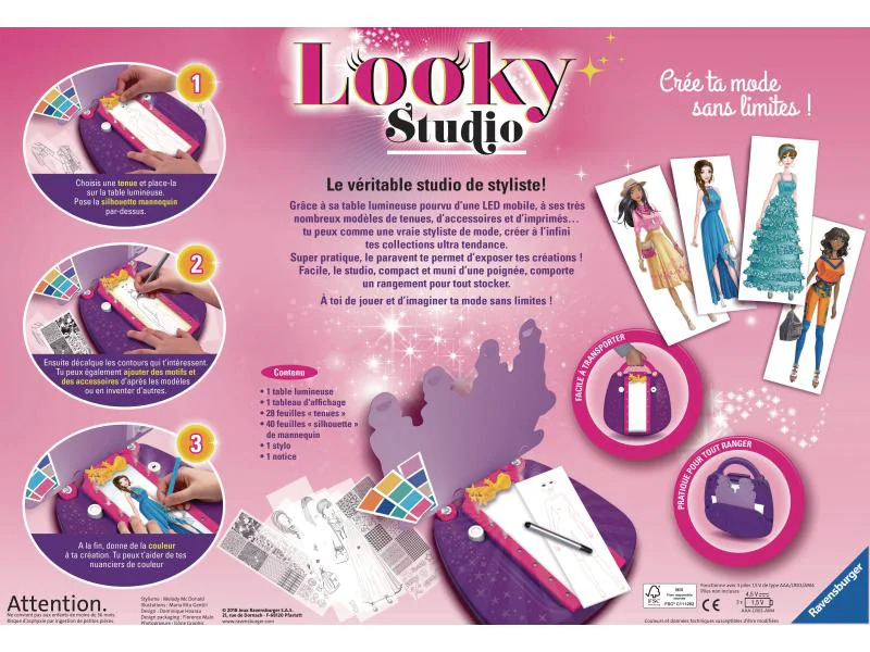 Ravensburger Malset Looky Studio Fashion Designer