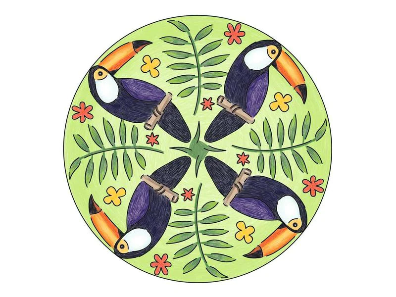 Ravensburger Malset Midi Mandala-Designer Tropical